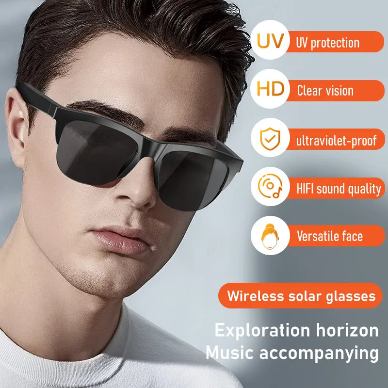 Wireless Smart Sunglasses with built-in Bluetooth Speakers