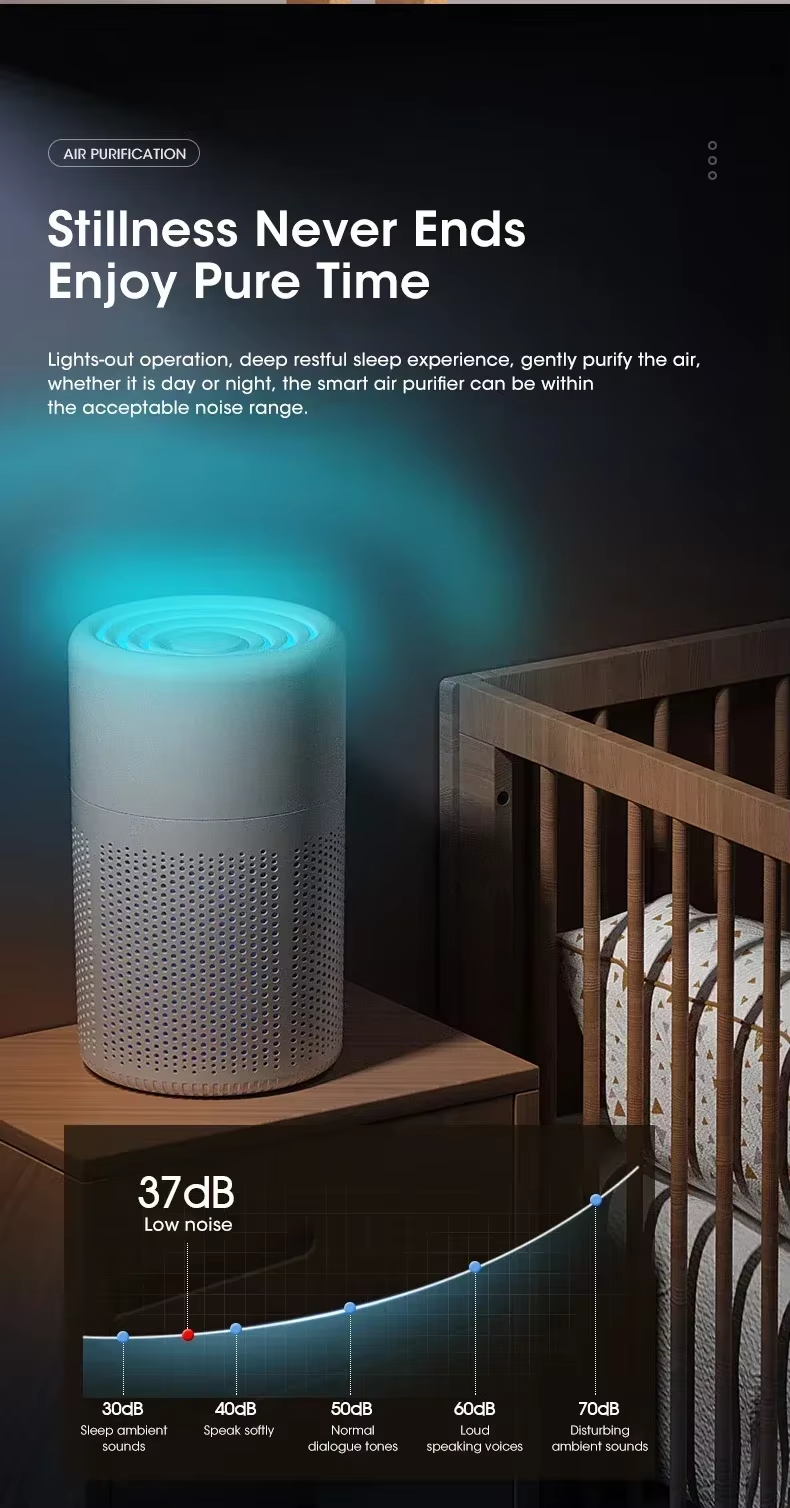 H13 Hepa Filter Rated Air Purifier