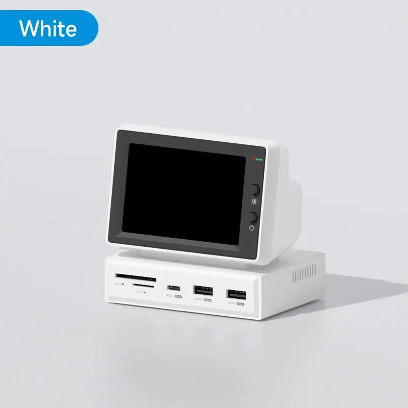 Hagibis 3.5inch IPS Mini Monitor Display with USB C Hub for Laptop, PC, MacBook