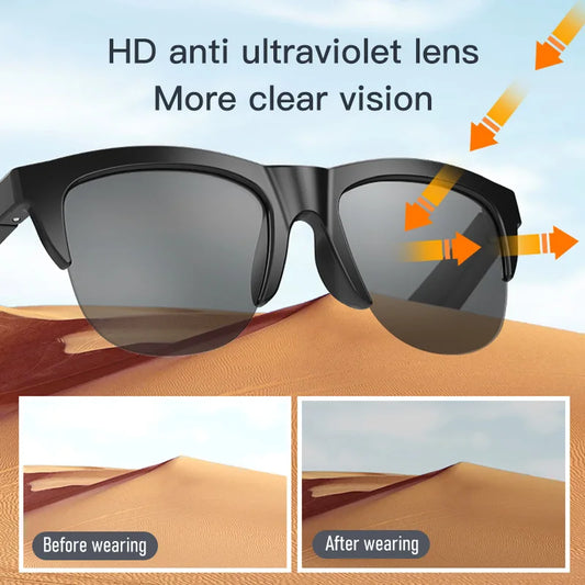 Wireless Smart Sunglasses with built-in Bluetooth Speakers